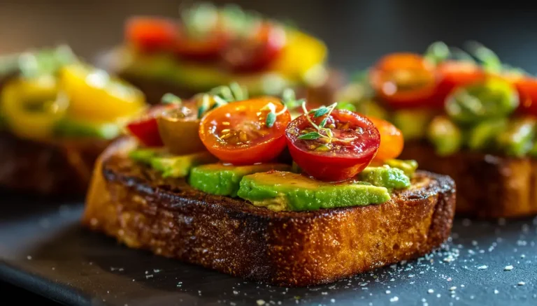 recette toast avocat tomate