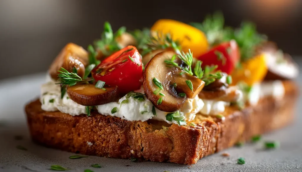 recette toast champignon