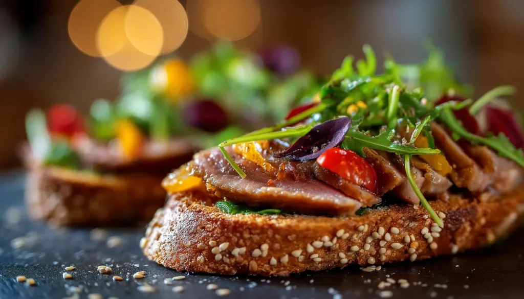 recette toast magret de canard