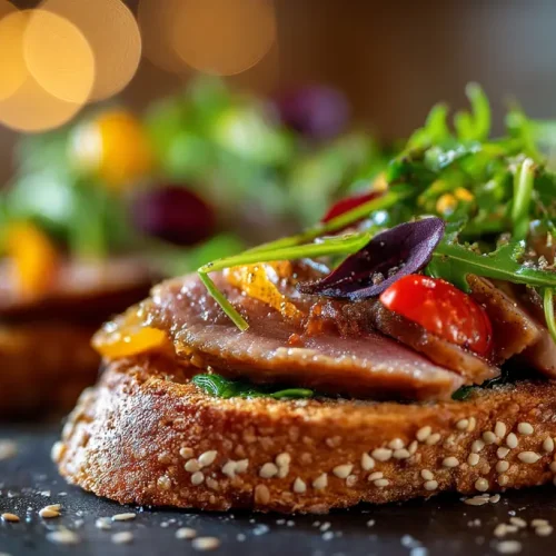 recette toast magret de canard