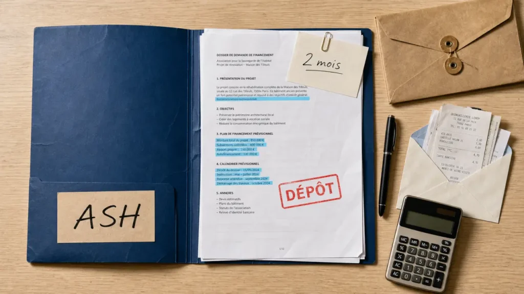 ASH maison de retraite : dossier de demande d’aide sociale sur 2 mois