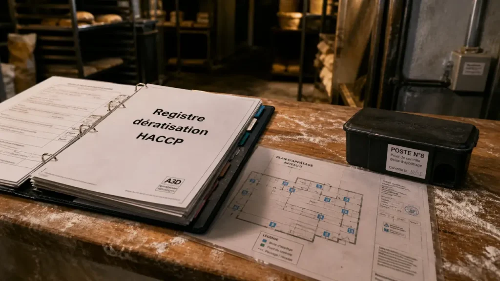 Contrat de dératisation haccp pour boulangerie salon de provence : registre, plan d’appâtage