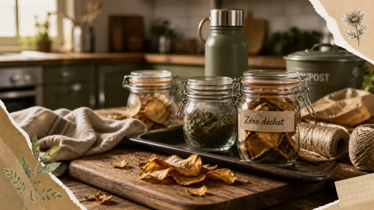 Cuisine zéro déchet : bocaux et restes, gestes à 200°C