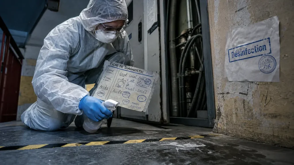 Technicien EPI entreprise désinfection Lyon, diagnostic nuisibles