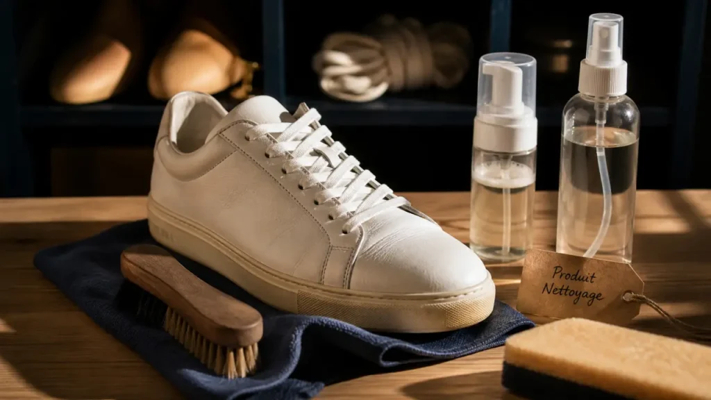 Produit pour nettoyer les chaussures, accessoires de nettoyage pour sneakers