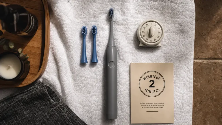 Quelle brosse à dent électrique choisir : brosse sonique et minuteur 2 minutes
