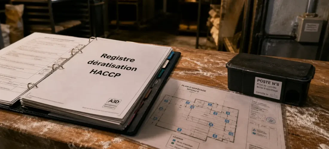 Contrat de dératisation haccp pour boulangerie salon de provence : registre, plan d’appâtage