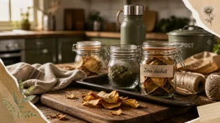 Cuisine zéro déchet : bocaux et restes, gestes à 200°C