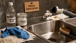 Odeur dans les canalisations : siphon sec, biofilm, défaut de ventilation