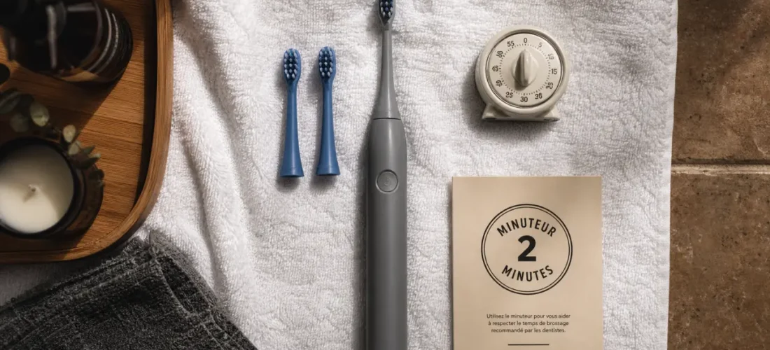Quelle brosse à dent électrique choisir : brosse sonique et minuteur 2 minutes