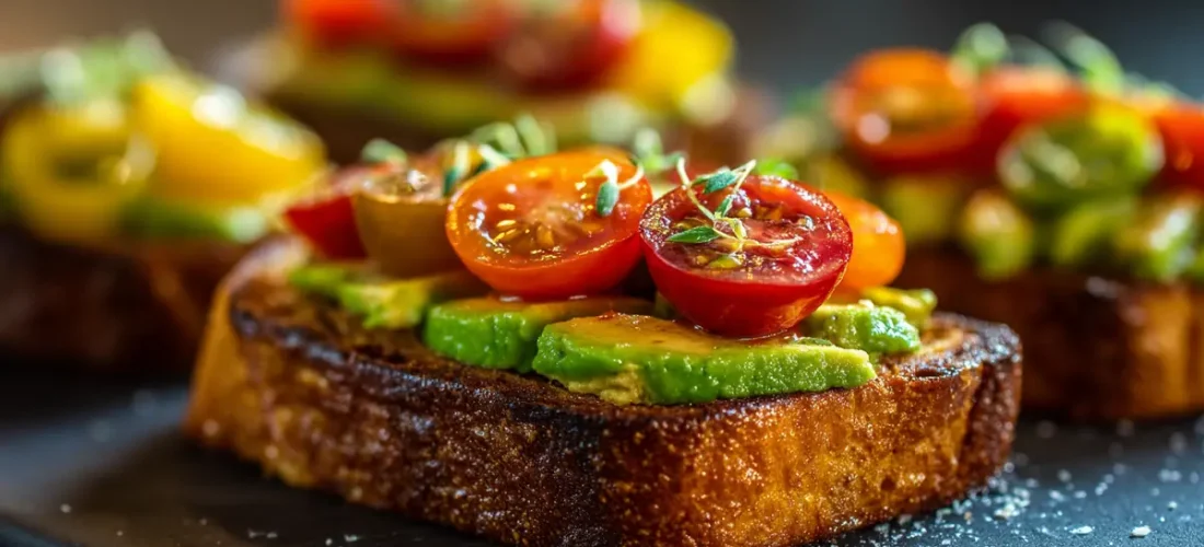 recette toast avocat tomate