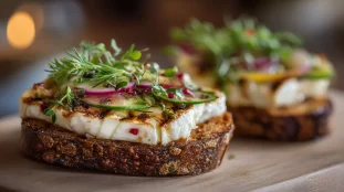recette toast camembert