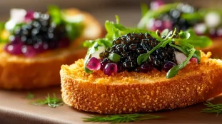 recette toast caviar