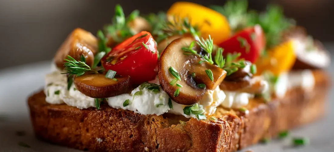 recette toast champignon