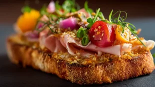 recette toast jambon