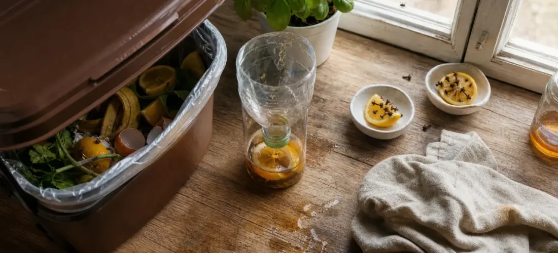 Tuer des mouche maison : piège vinaigre citron
